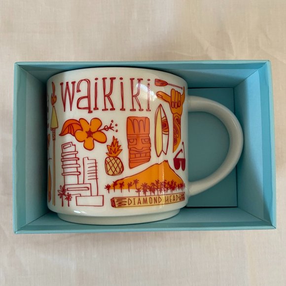 14oz Mug WAIKIKI Hawaii - Been There Series 2020 Coffee -Tea Cup NEW Starbucks